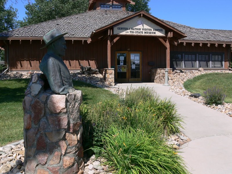 The Tri-State Museum & Center of the Nation Visitor Center are located in the same building.