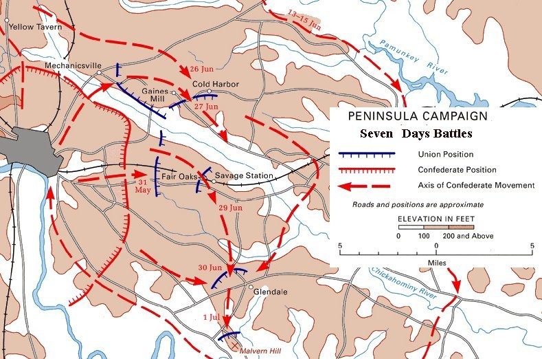 Map of the Union offensive