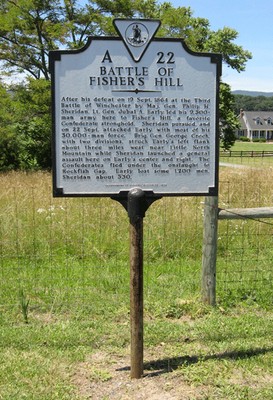 Battle of Fisher's Hill Virginia historical marker
