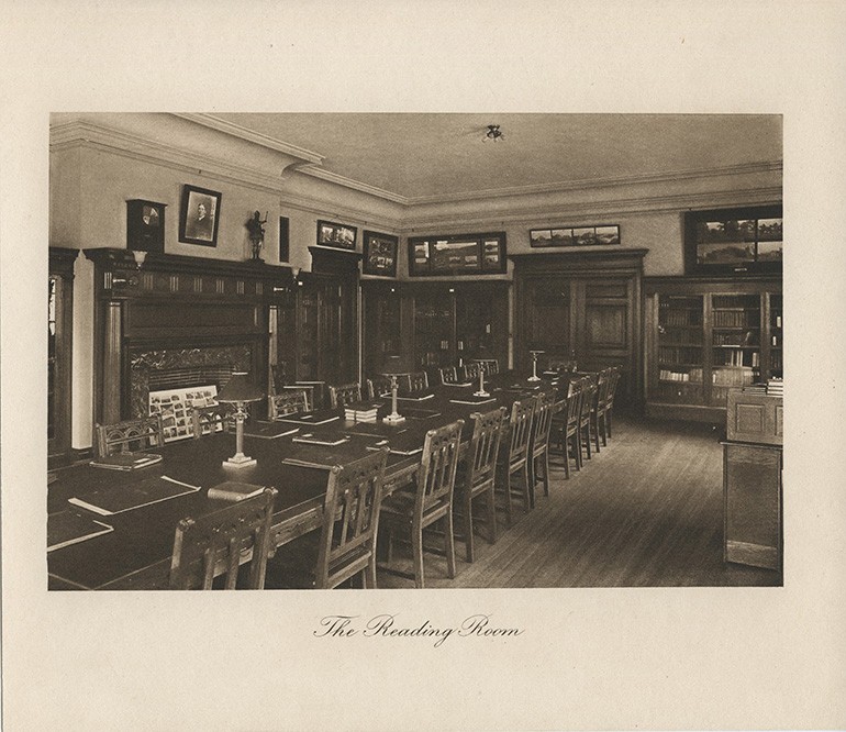 Reading Room and Library, Robert S. Peabody Institute