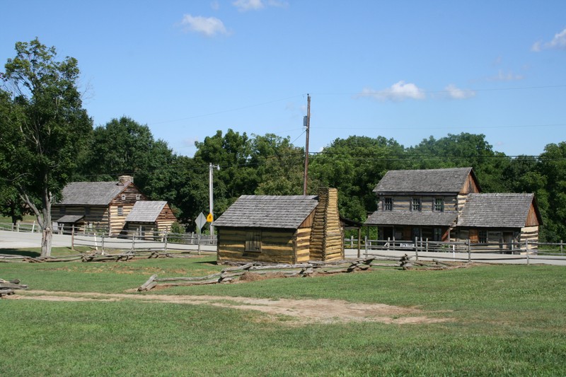 Back view of the Blacksmith Shop