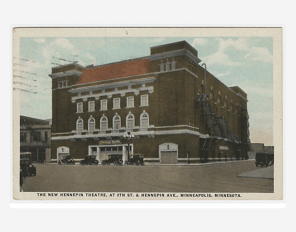 The theater's main building as it would have looked in the 1920s