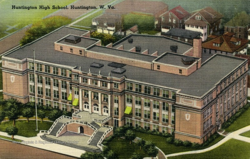 Huntington High School, circa 1940