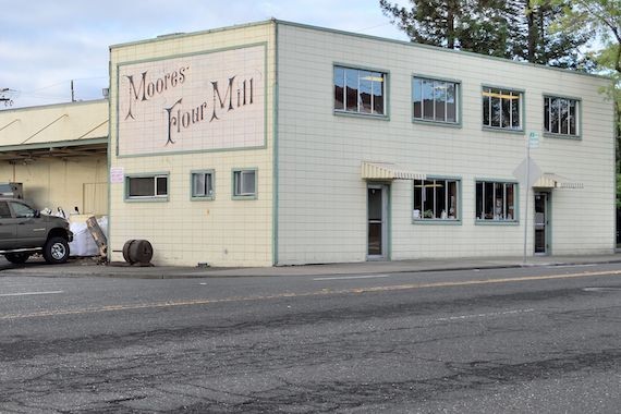 Moores' Flour Mill on Shasta Street in Redding