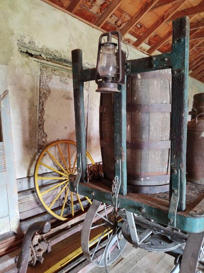 Wagon inside the Storehouse