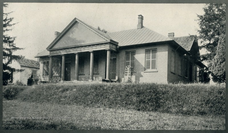 Ca. 1900-1910 photograph of the Waitman T. Willey House