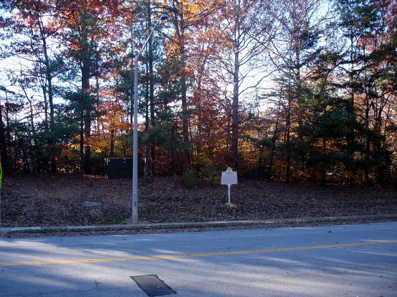 The Prince William County-side marker - located near the Antietam Elementary School