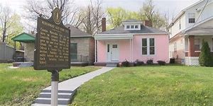 This is the current view of Muhammad Ali’s childhood home. He lived here for fourteen years along with his mother, father, and brother. The home was restored to its original model so that it could be a good representation of what his home was truly like when he lived here. The outside of the house is a very noticeable blush pink, before the owner of the house restored it the color ad faded and looked grey. People that are visiting are currently unable to go inside due to it being fixed, though people used to be able to. There is word that the house should be reopening soon after being closed for about a year, this was stated February of 2019. George Bochetto is the current owner of the home and plans to keep it in Louisville, he bought it because before he was in the picture it was starting to look like a rundown shack instead of the museum. They are working with the National Park Service to get them to recognize it as a historical landmark, MLK and Elvis’s houses are in the list of landmarks and Bochetto believes that Muhammad Ali belongs in the category with the other greats.