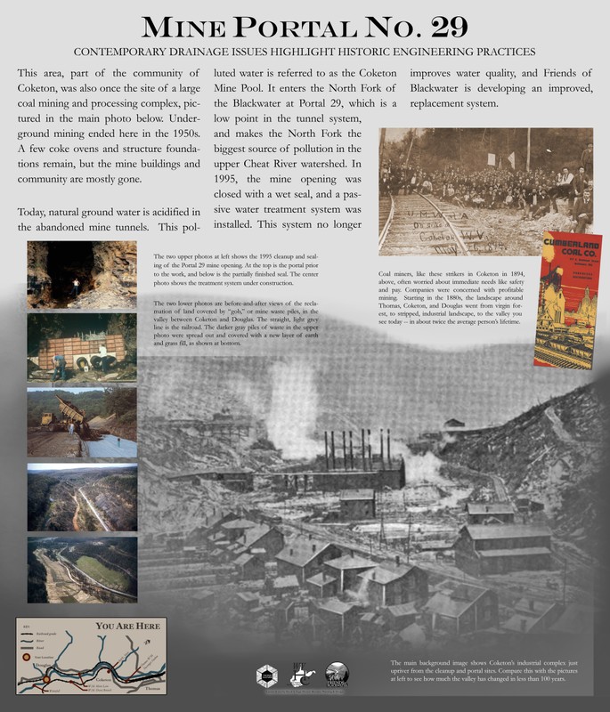 Information about Mine Portal no. 29 from Friends of Blackwater