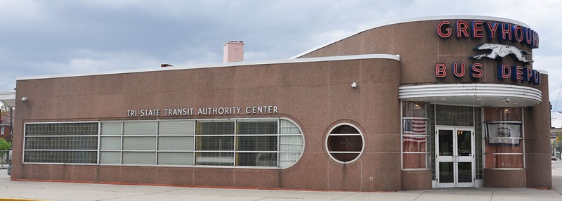 Huntington Greyhound station, now the Tri-State Transit Authority Center