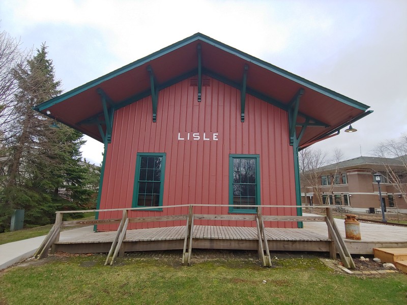 Lisle Depot, side view