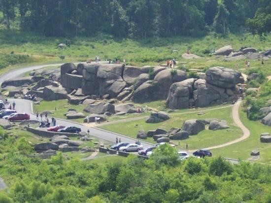 View of Devil's Den from Little Round Top