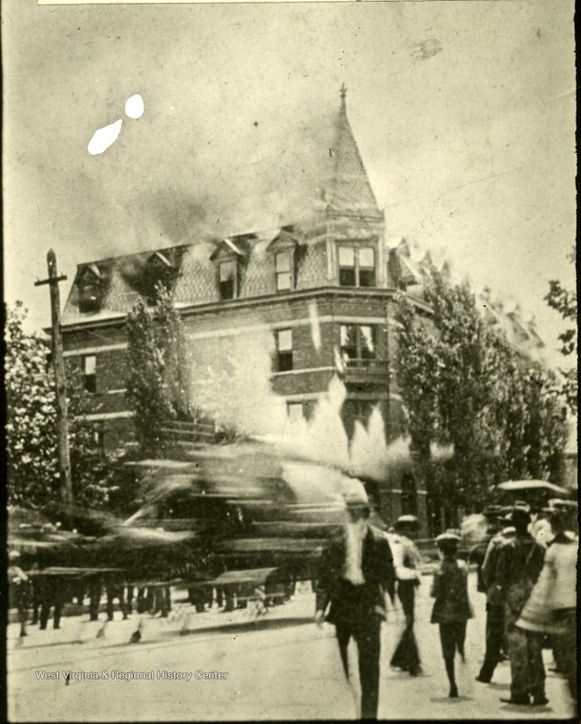 The fire on July 2, 1901 destroyed the hotel