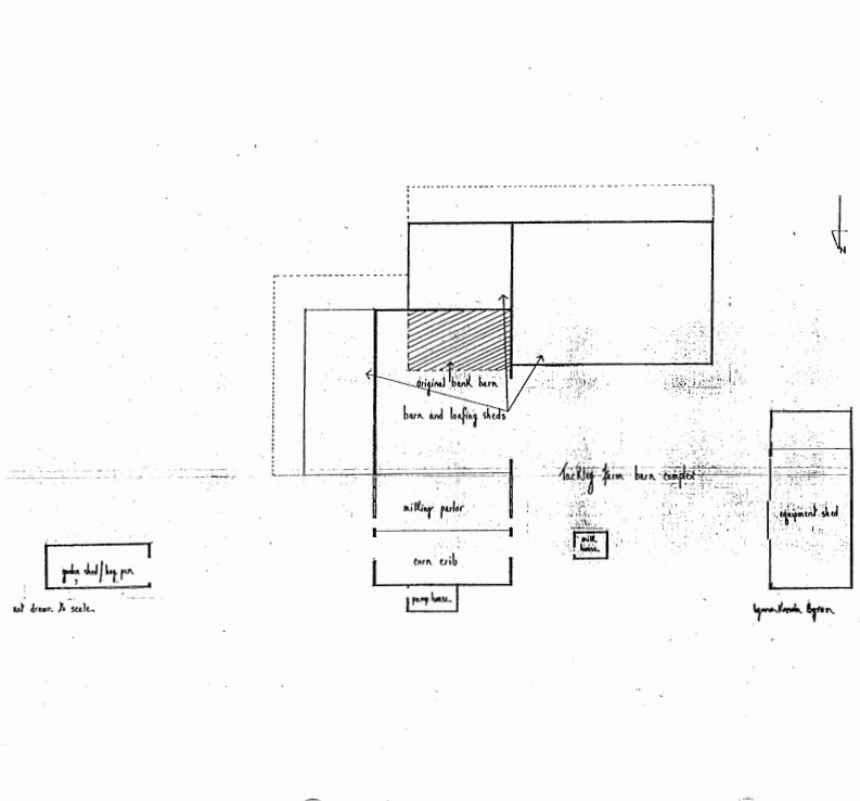 Floorplan of barn 