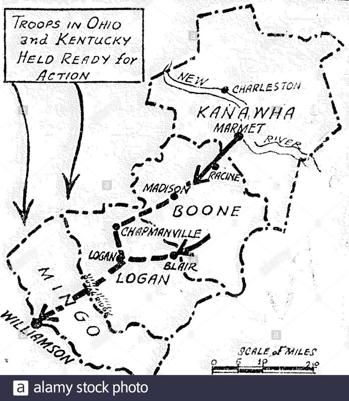 Map of the march