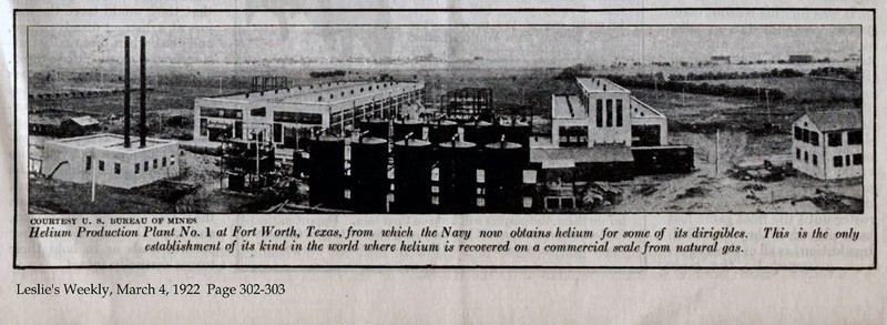 Helium Production Plant #1, Fort Worth, Texas 1922