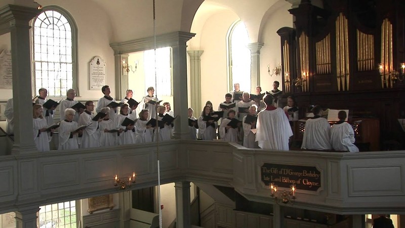 Trinity's choir loft holds the remnants of its original organ which was donated c.1733.