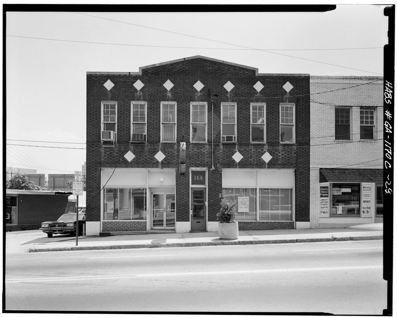 HABS photo of main facade of Atlanta Daily World Building (Poppliers and Anderson 1979a, Photo 28)