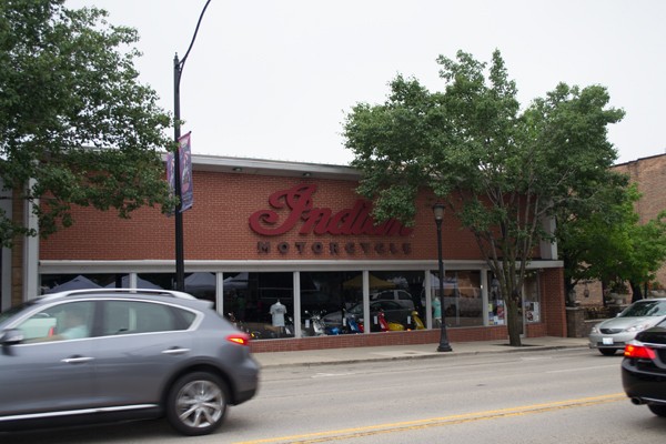 Indian Motorcycle in 2016. The dealership occupied 416 N. Milwaukee Ave from 2015 to 2020