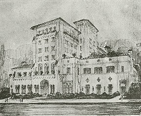 Sketch of the Berkeley City Club (1930)