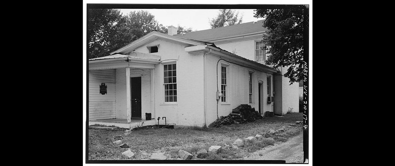 Rear wing, looking southwest at the Putney House, circa 1980