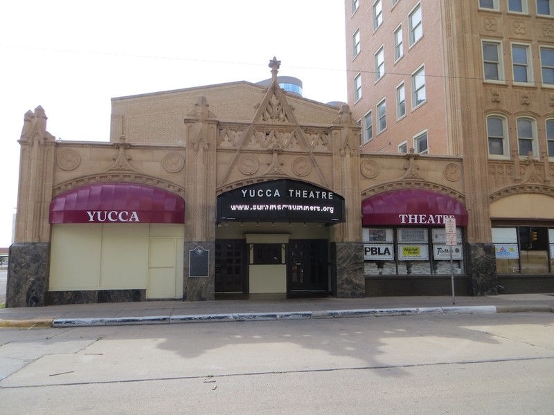 The Yucca Theatre was built in 1927 and remains a popular entertainment venue.