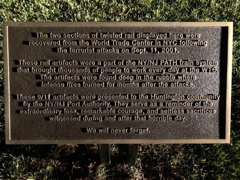Ceremonial Plaque at Memorial (written by Tom Bowen)