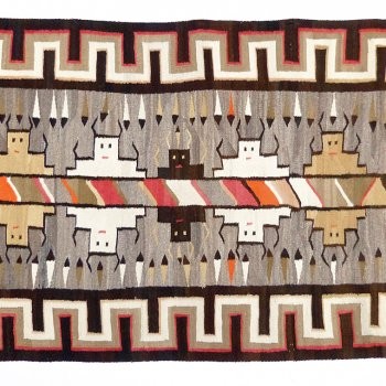 Tapestry on Display: Navajo Buffalo Spirits Pictorial Textile