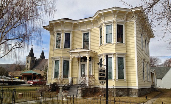 The Leo Adler House Museum was built in 1890 and was the home of millionaire magazine seller, Leo Adler. It is operated by the Baker Heritage Museum.