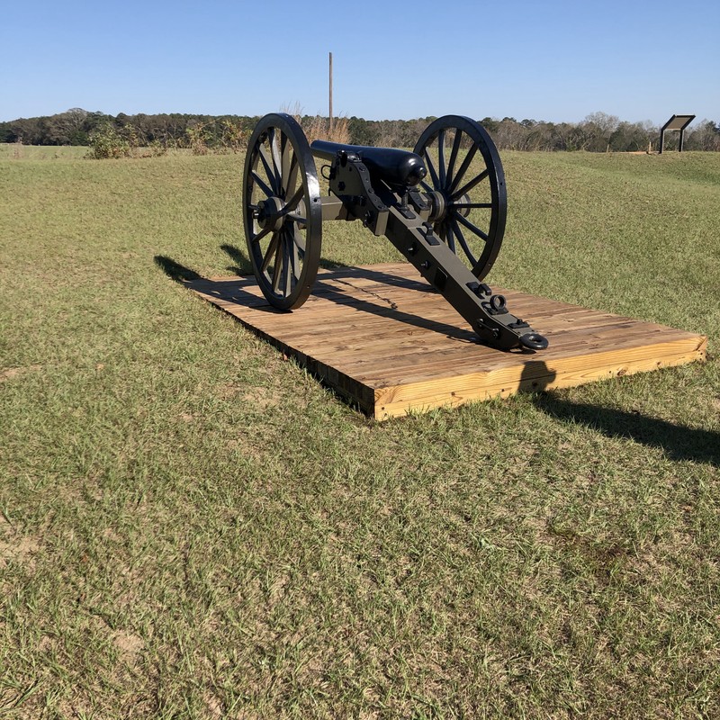 These cannons are placed pointed in the direction the Confederate commanders would have pointed; cannons were directed inside the prison camp to quell rebellion or rioting