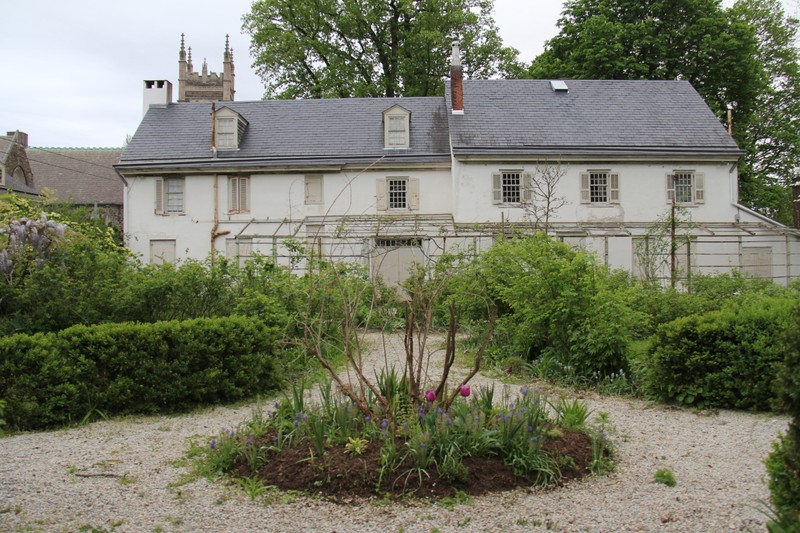 The garden in early spring.