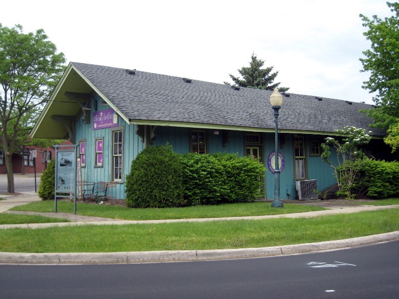 Michigan Central Railroad Depot, south and east elevations, 2020