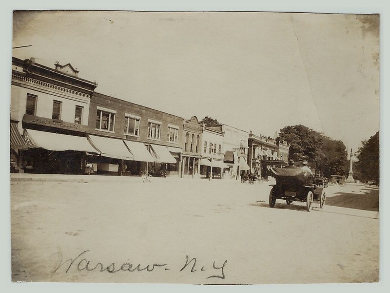 Warsaw New York Main Street circa 1915