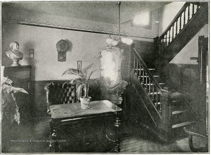 Reception room at Barnett Hospital, 1919