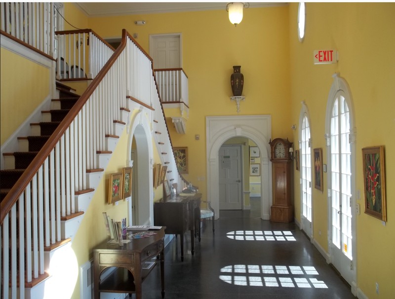 A picture of the inside of the Christy Payne Mansion.