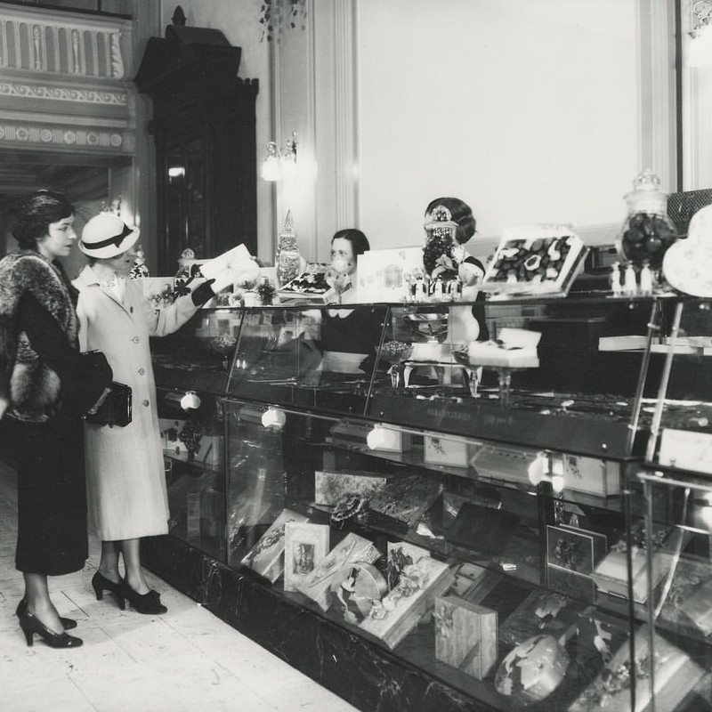 Reynolds Candy Shop in Wilmington, DE during the 1950s