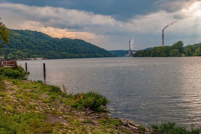 View of Wellsburg Wharf