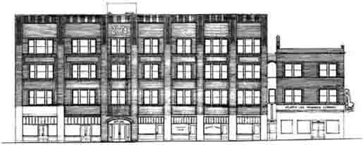 A sketch of plans for the Herndon building.