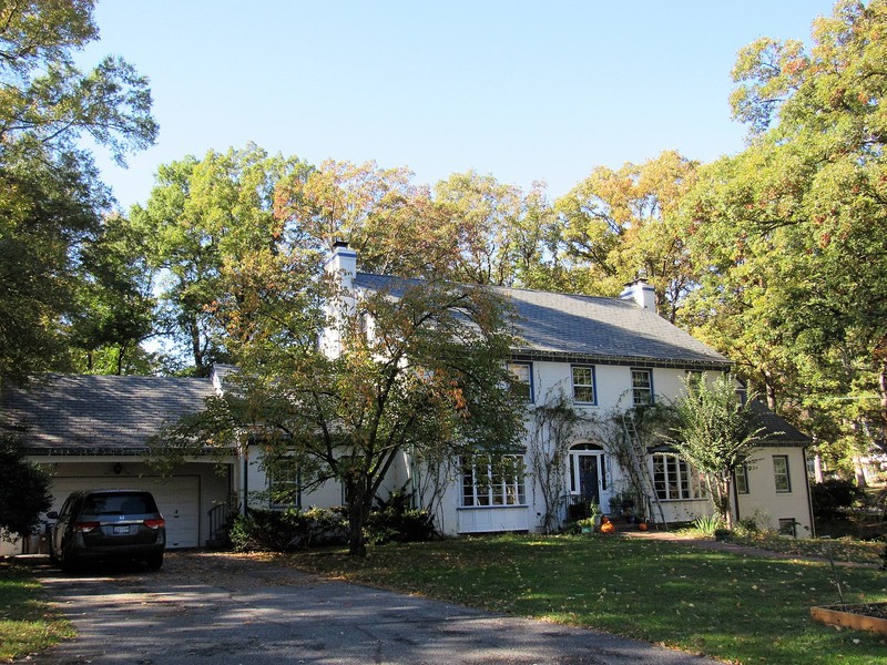 A home found within the historic College Heights Estates Historic District