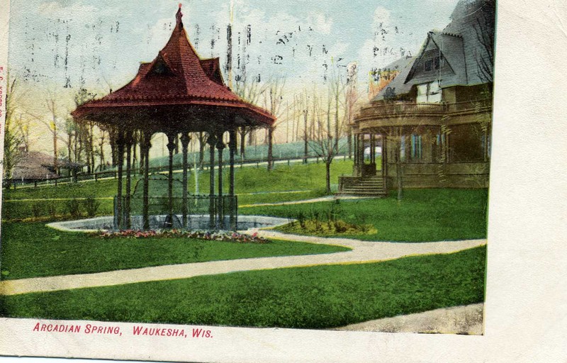 Arcadian Spring with Red Roof depiction