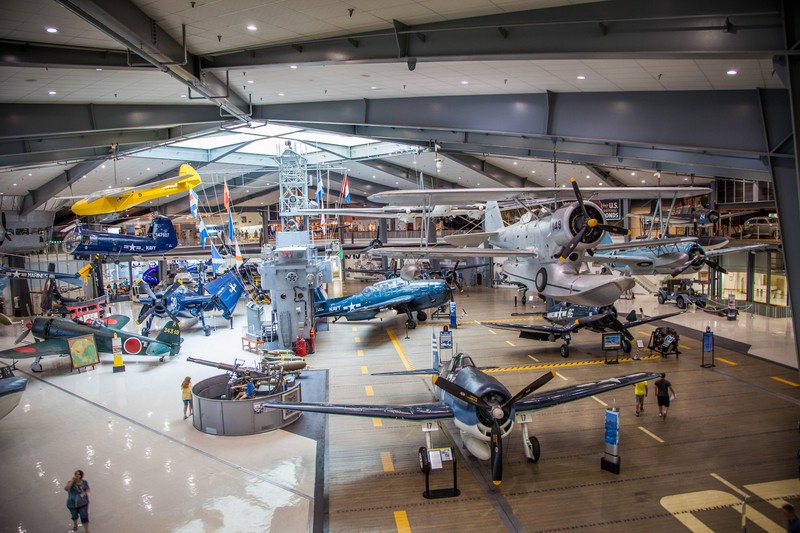 A view of some of the exhibits inside the museum.