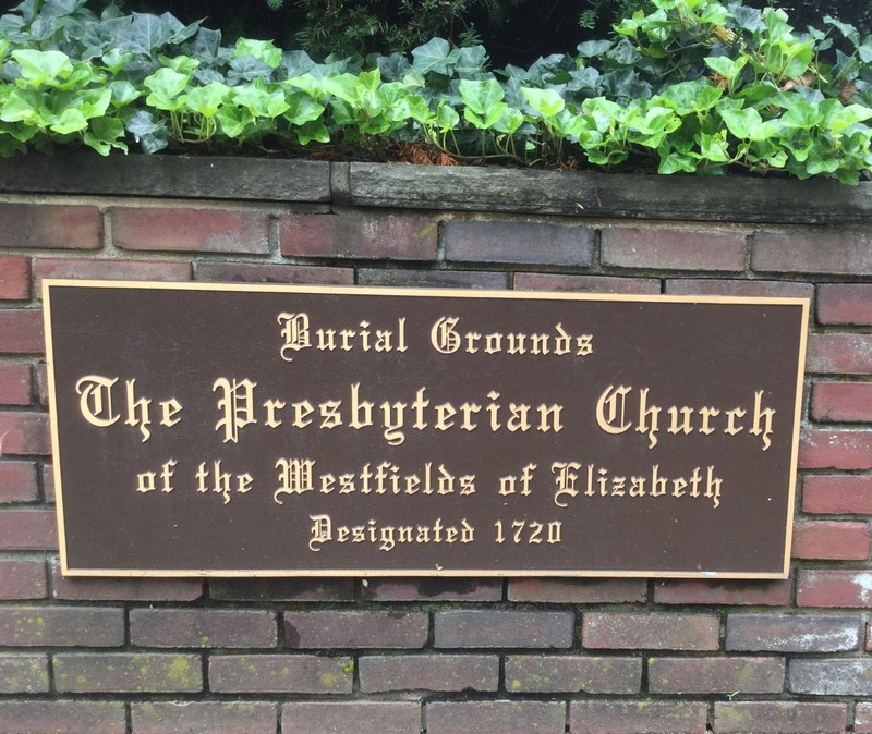 Burial Grounds of the Presbyterian Church Plaque