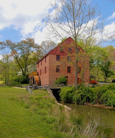 Colvin Mill is a Virginia Landmark listed on the National Register of Historic Places. (Unknown source)