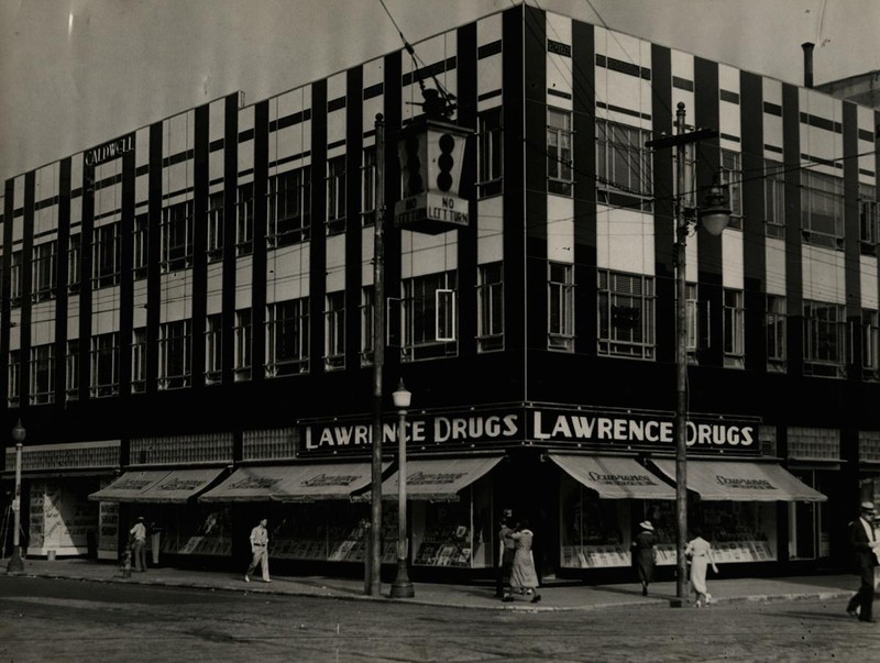 The Caldwell Building, pictured in 1937