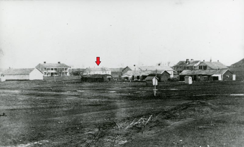 Land lot, House, Rural area, Monochrome