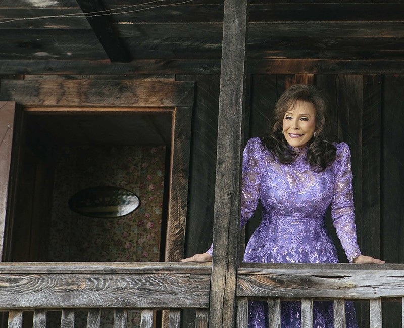 Loretta Lynn on the Front Porch of Her Old HomePlace, 2015 