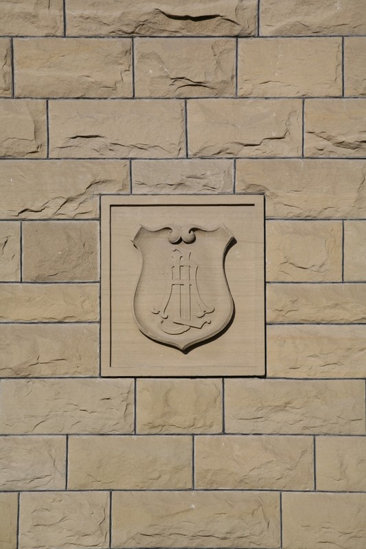 Image 5, Lougheed Crest on the east side of the house, N.D.