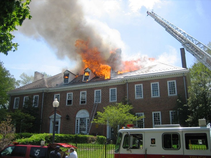 Window, Property, Tree, Emergency service