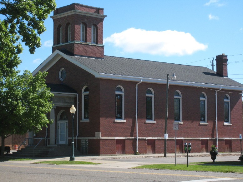 First Methodist Church of Rochester, west and south elevations, 2020