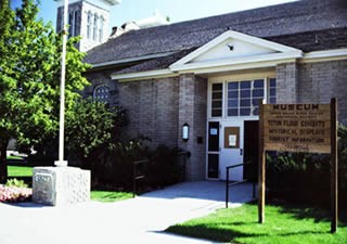 This is a picture of the Teton Dam Flood Museum.